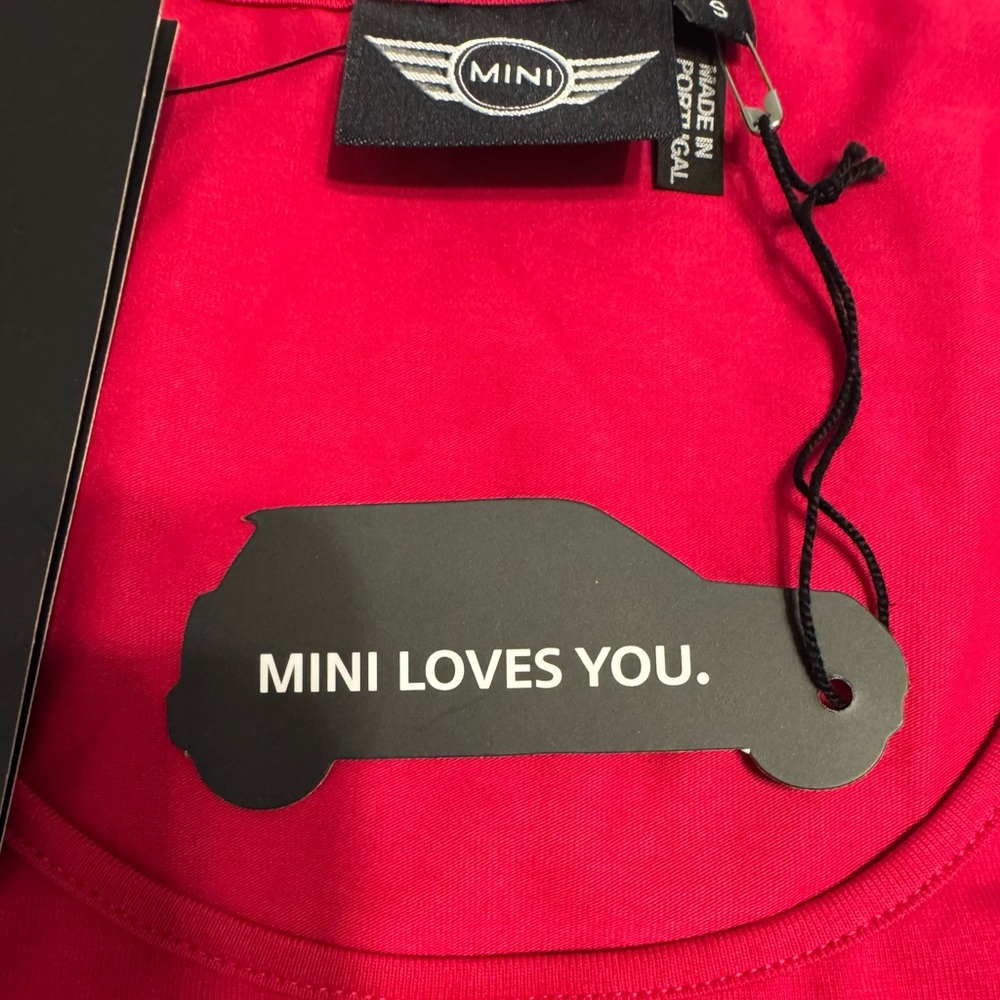 NWT Mini Cooper Pink Women’s Top - Picture 4 of 6